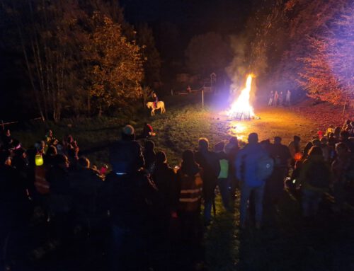 Stimmungsvolles Sankt Martin am Naturfreundehaus Hardt